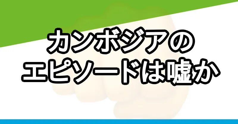 「小卒シンママトレーダーひかり」のカンボジアのエピソードは嘘の可能性大