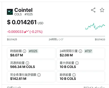 COLSについて