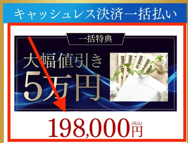 MAXIMの参加費用は198,000円
