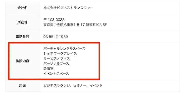 株式会社ライズの所在地はレンタルオフィス