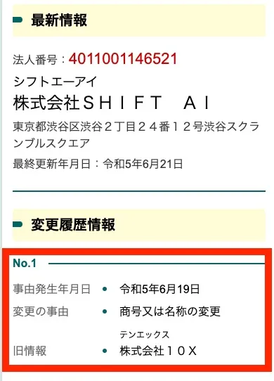 株式会社SHIFT AIの旧称