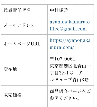 ライターアカデミーの特商法について