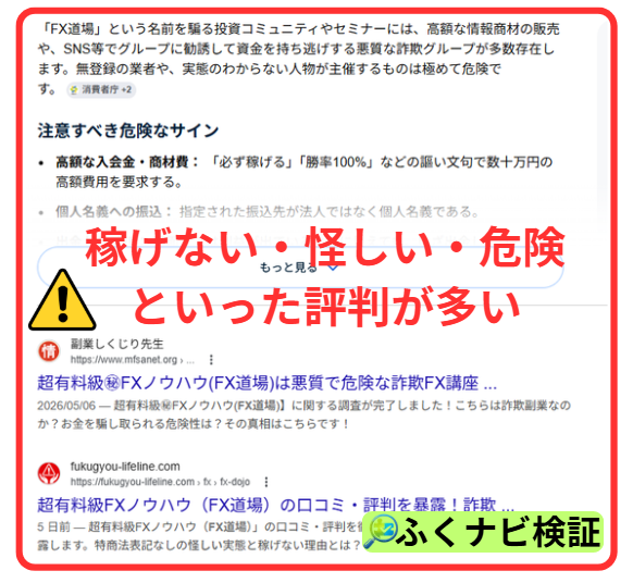 FX道場のネット上の評判