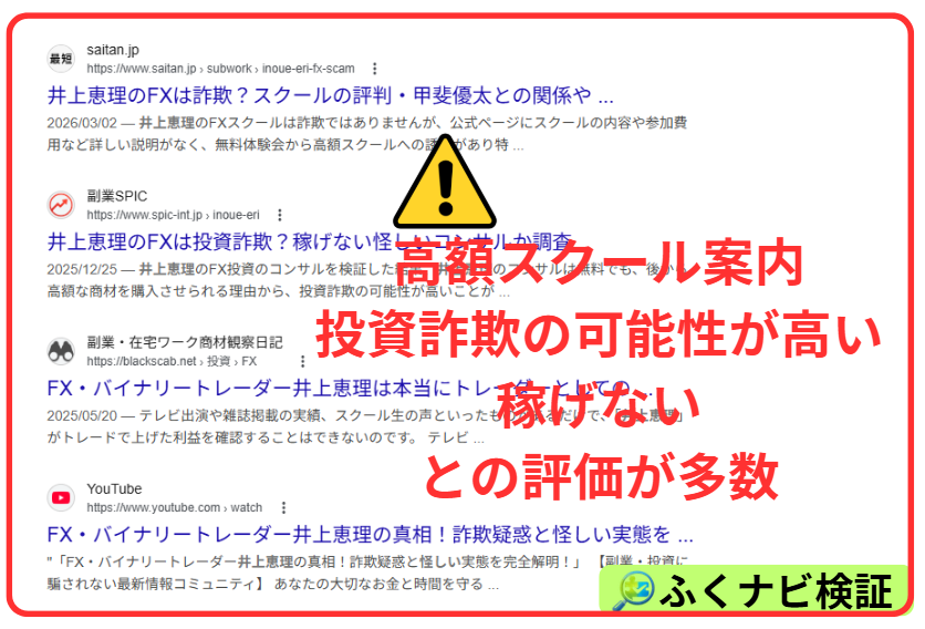 井上恵理のFXスクールの評判