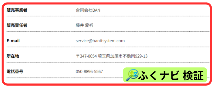 合同会社BANの会社情報