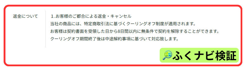 バズカレッジの返金について